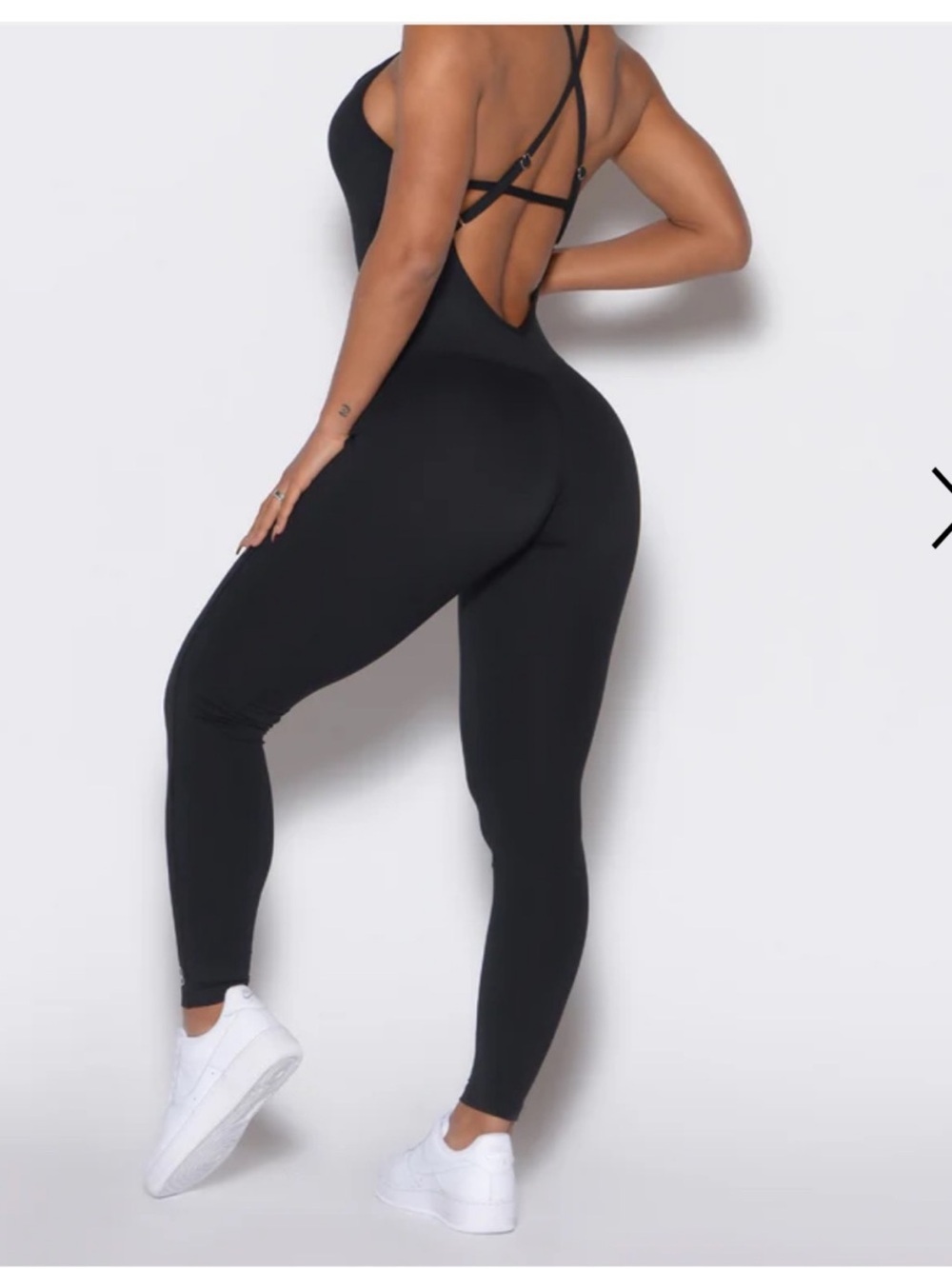 Bombshell Sportswear Black Sculpt Bodysuit Large